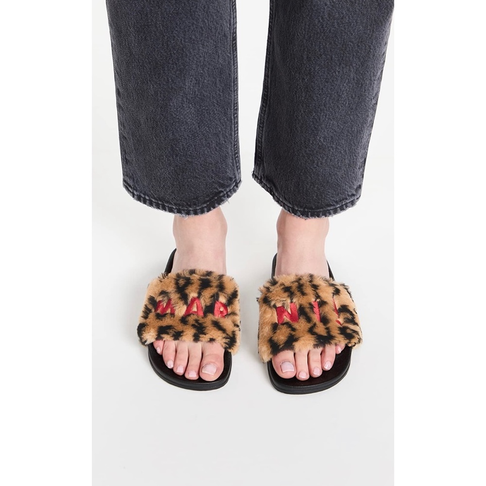Marni Logo Slides- Leopard